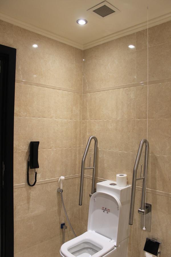 אל חור Tio Sea Resort מראה חיצוני תמונה A toilet with a grab rail